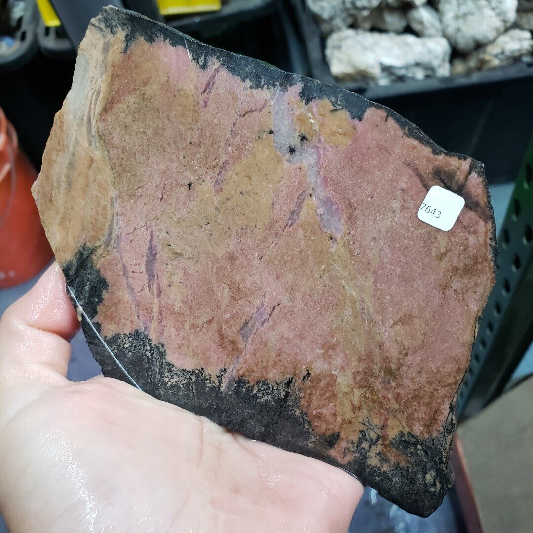 Rhodonite Slab