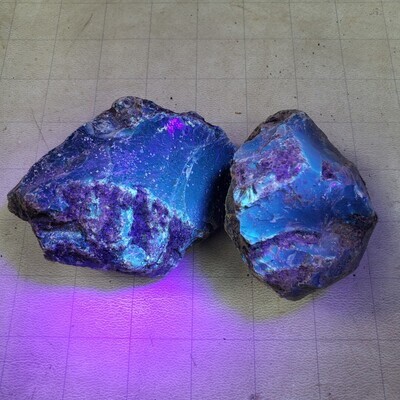 Indonesian Blue Amber Rough
