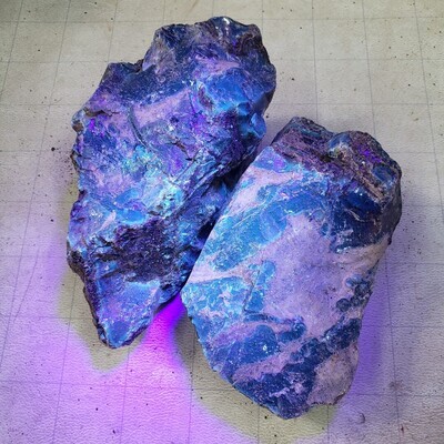 Indonesian Blue Amber Rough