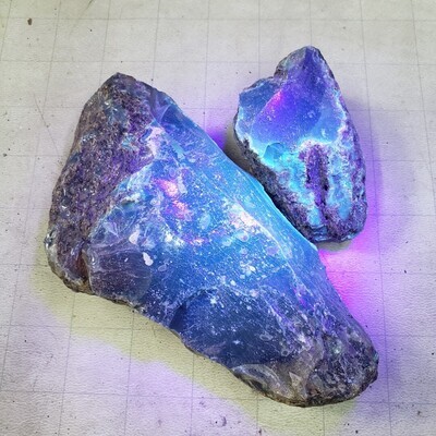 Indonesian Blue Amber Rough