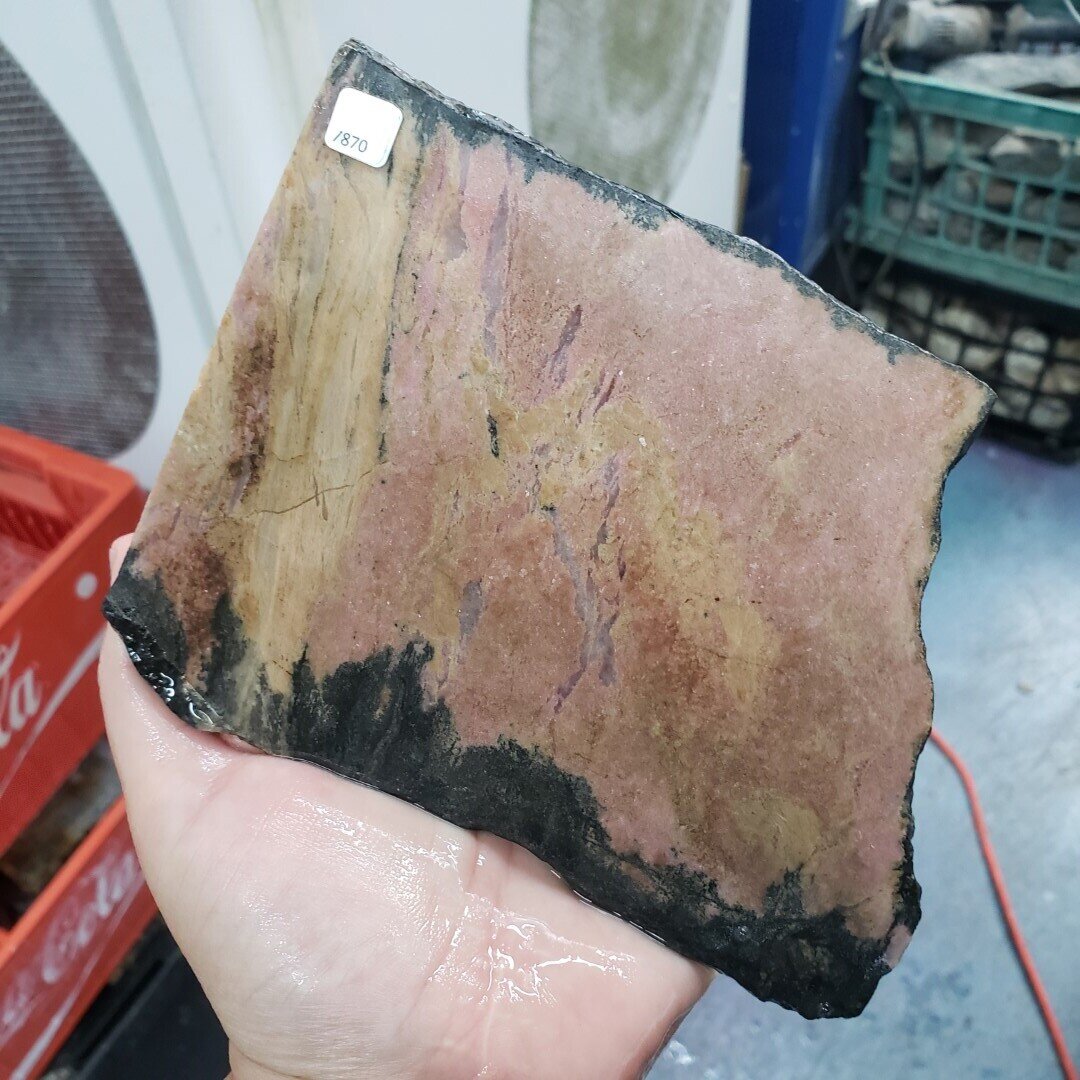 Rhodonite Slab