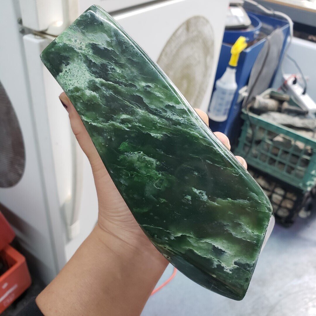 Nephrite Jade Polished Rough