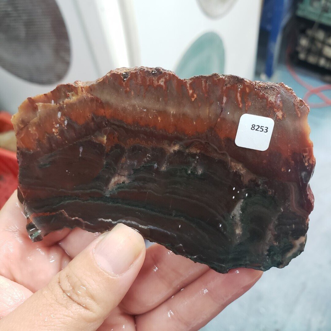 Idaho Sunset Jasper Agate Slab