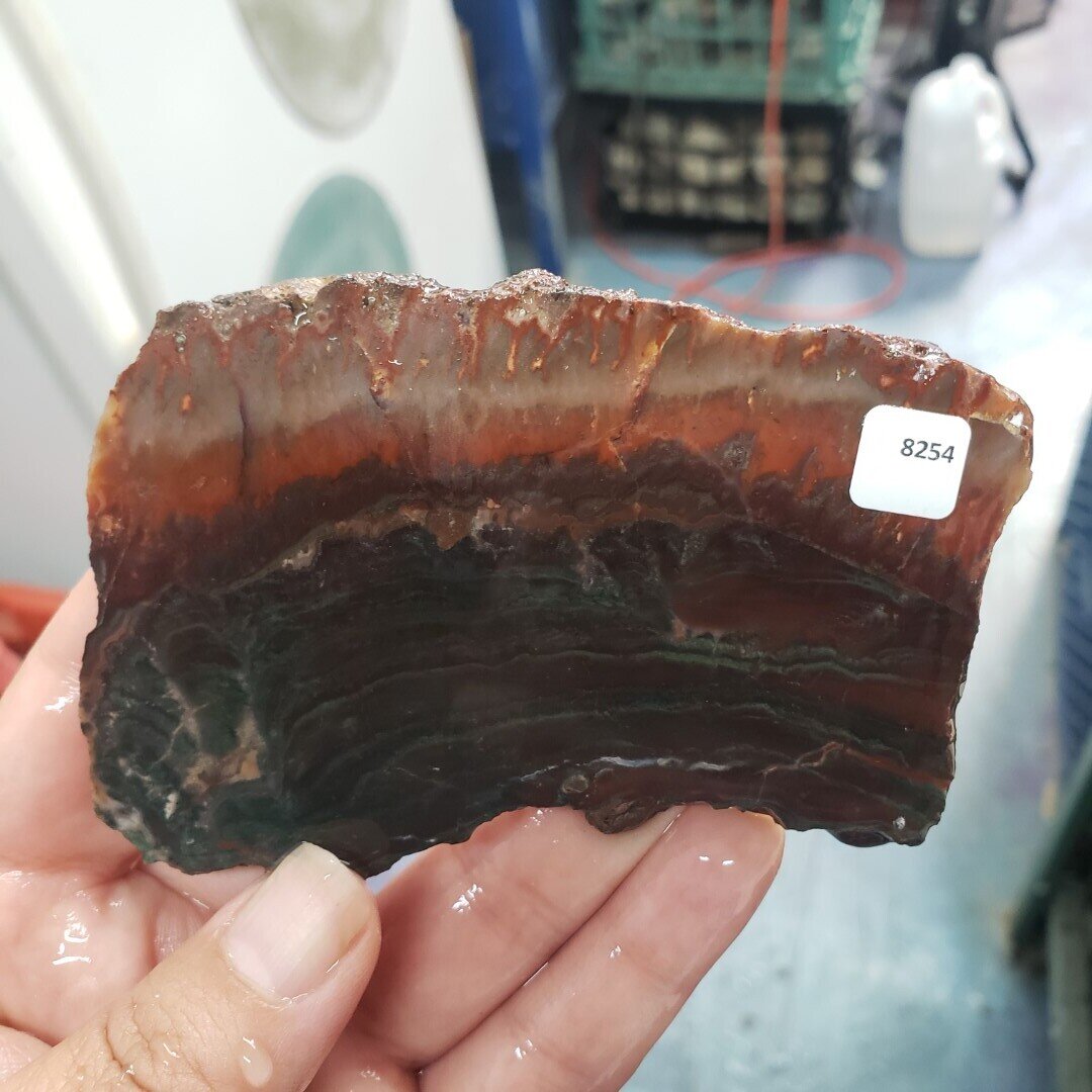Idaho Sunset Jasper Agate Slab