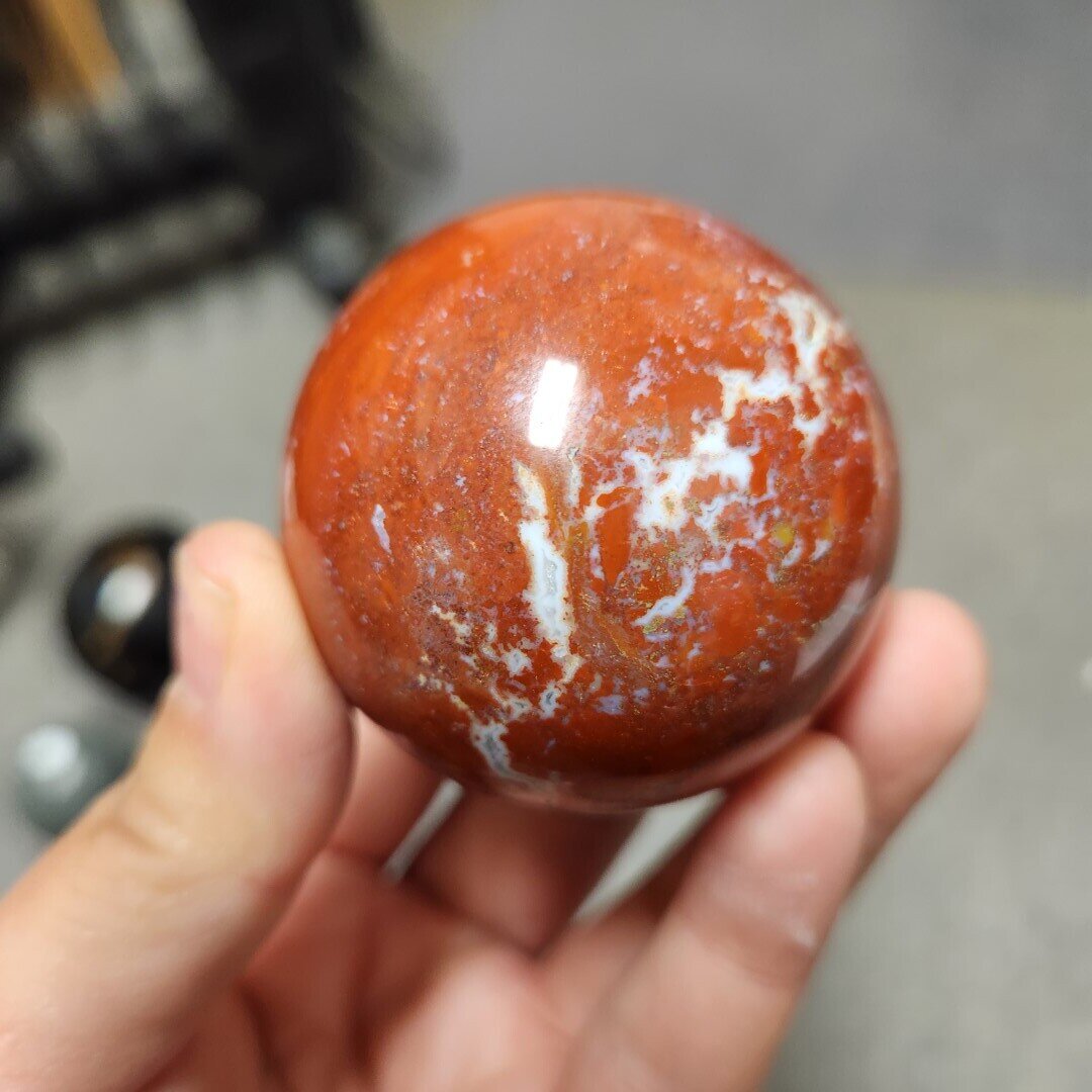 Red Jasper Sphere