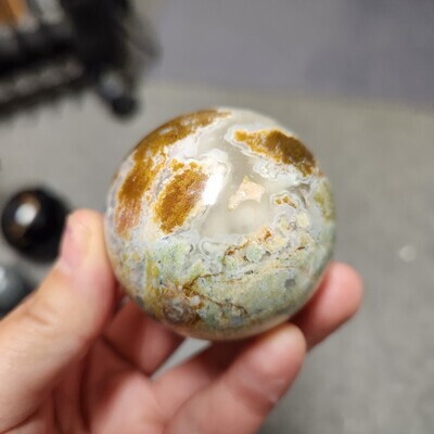 Indonesian Moss Agate Sphere