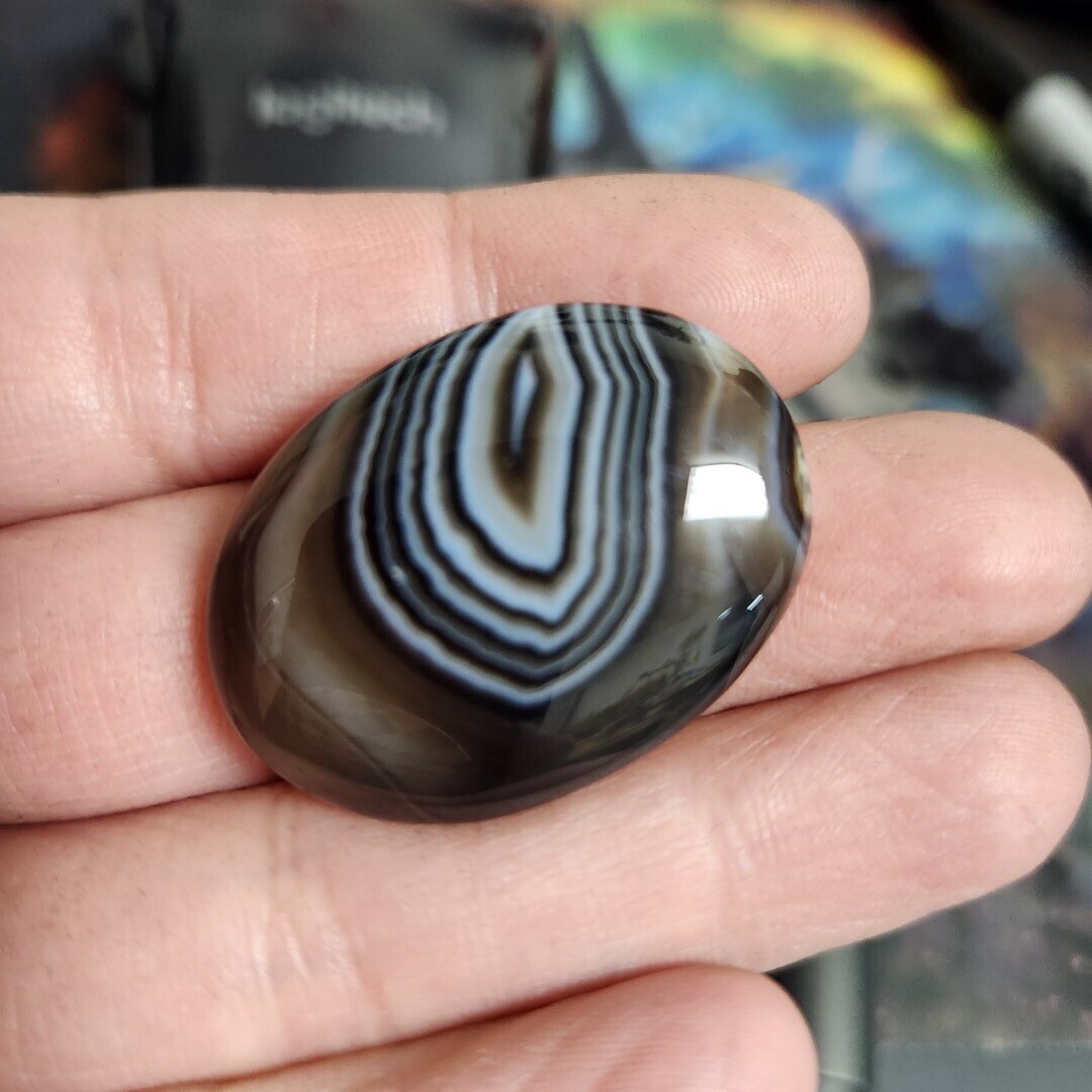 Botswana Banded Agate Cabochon