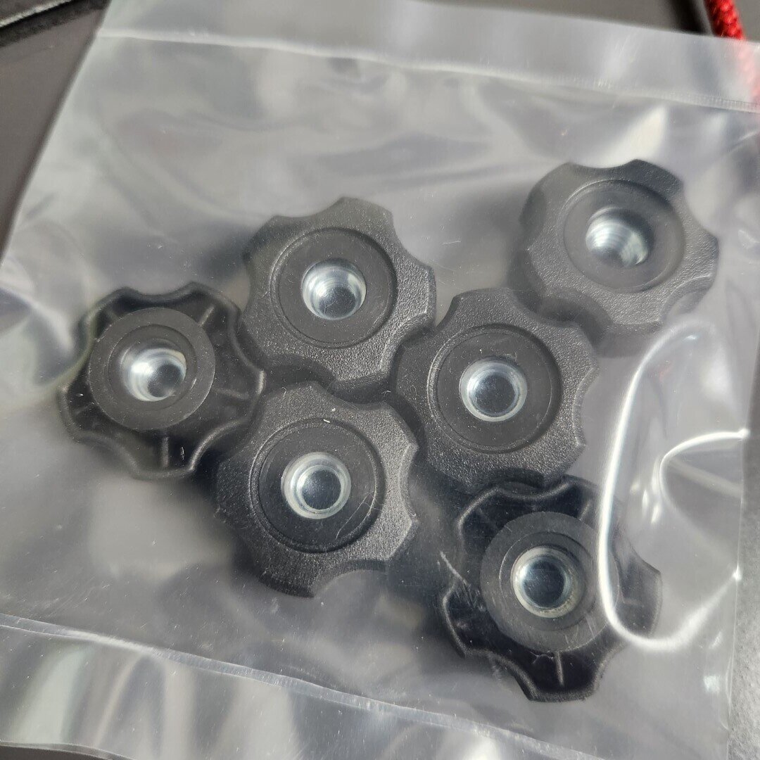 Fluted Drum Knobs (pack of 6) for Rebel 17