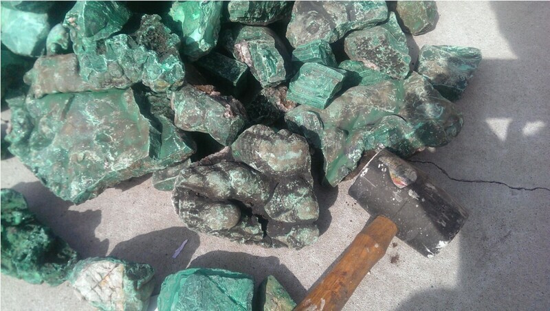 Malachite Rough - By the pound