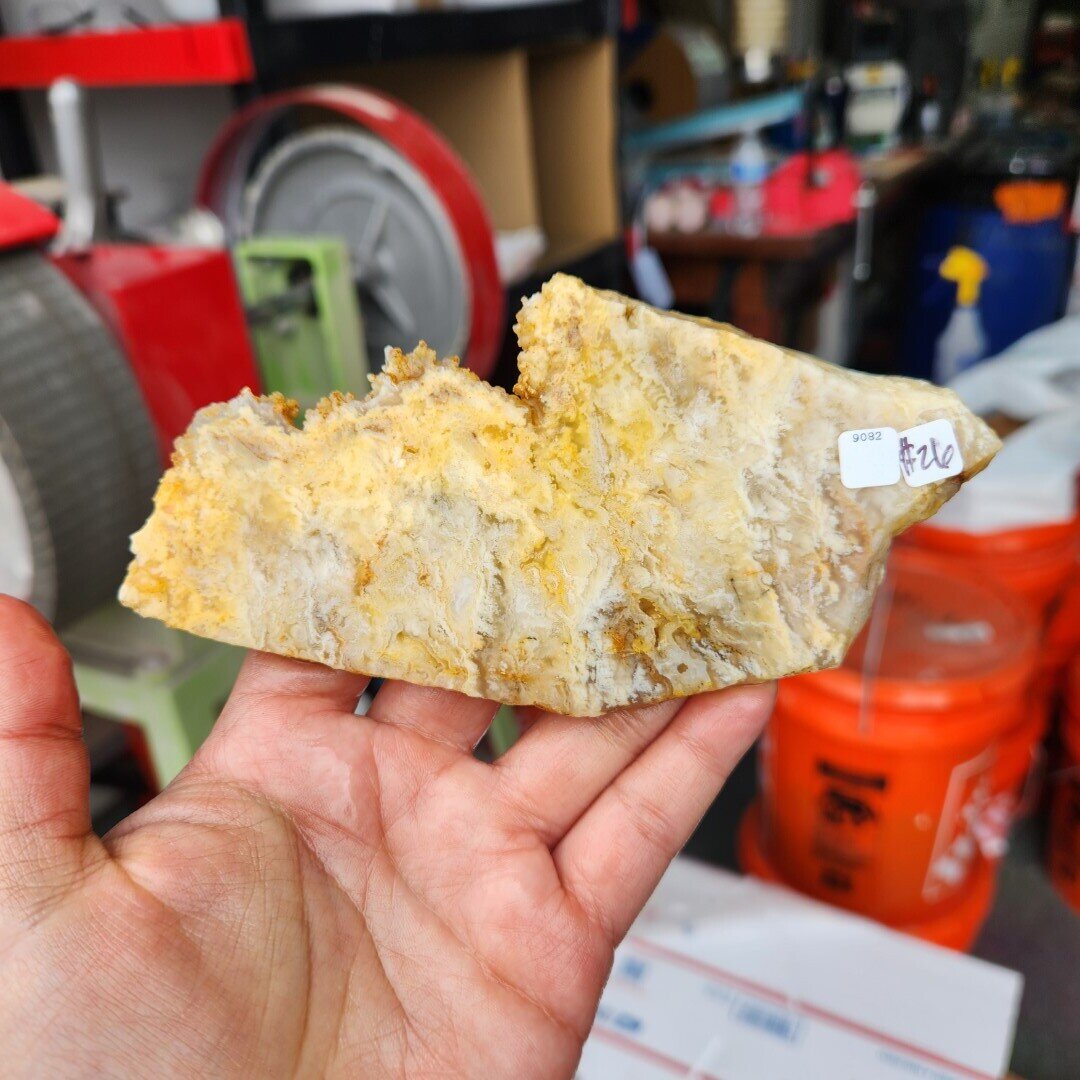 Feather Ridge Plume Agate Slab