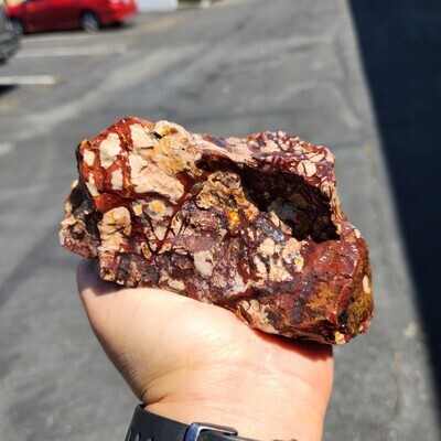 Red and Green Rhyolite Rough
