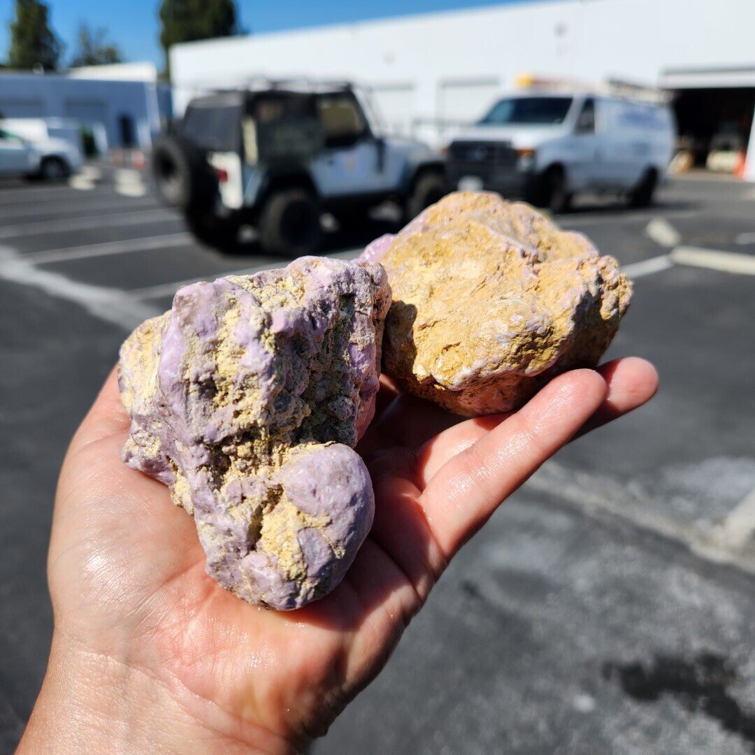 Phosphosiderite Rough Lot