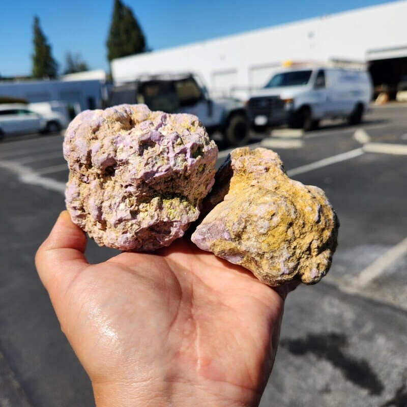 Phosphosiderite Rough Lot