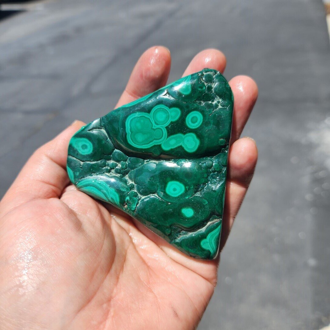 Polished Malachite