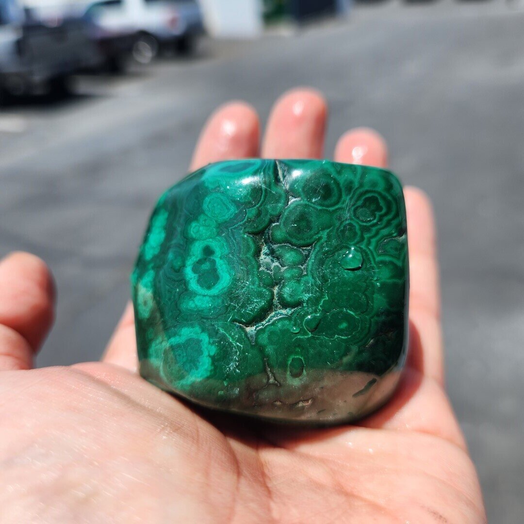 Polished Malachite