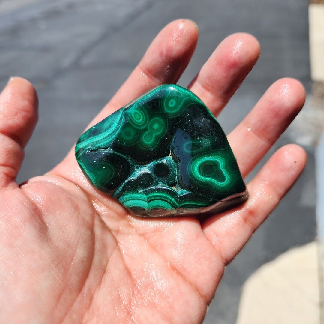 Polished Malachite