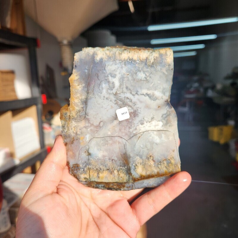 Plume Agate Slab
