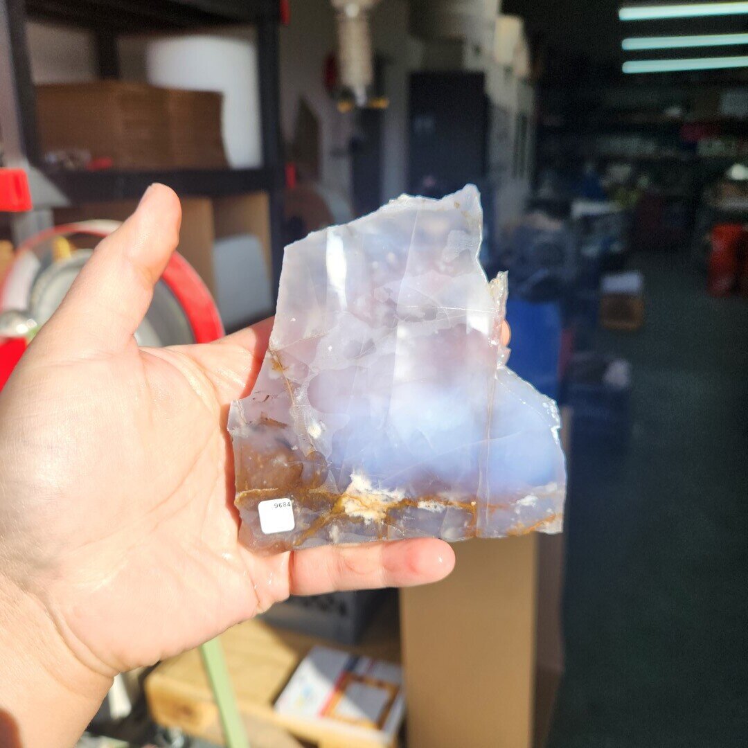 Candalaria Blue Chalcedony Slab