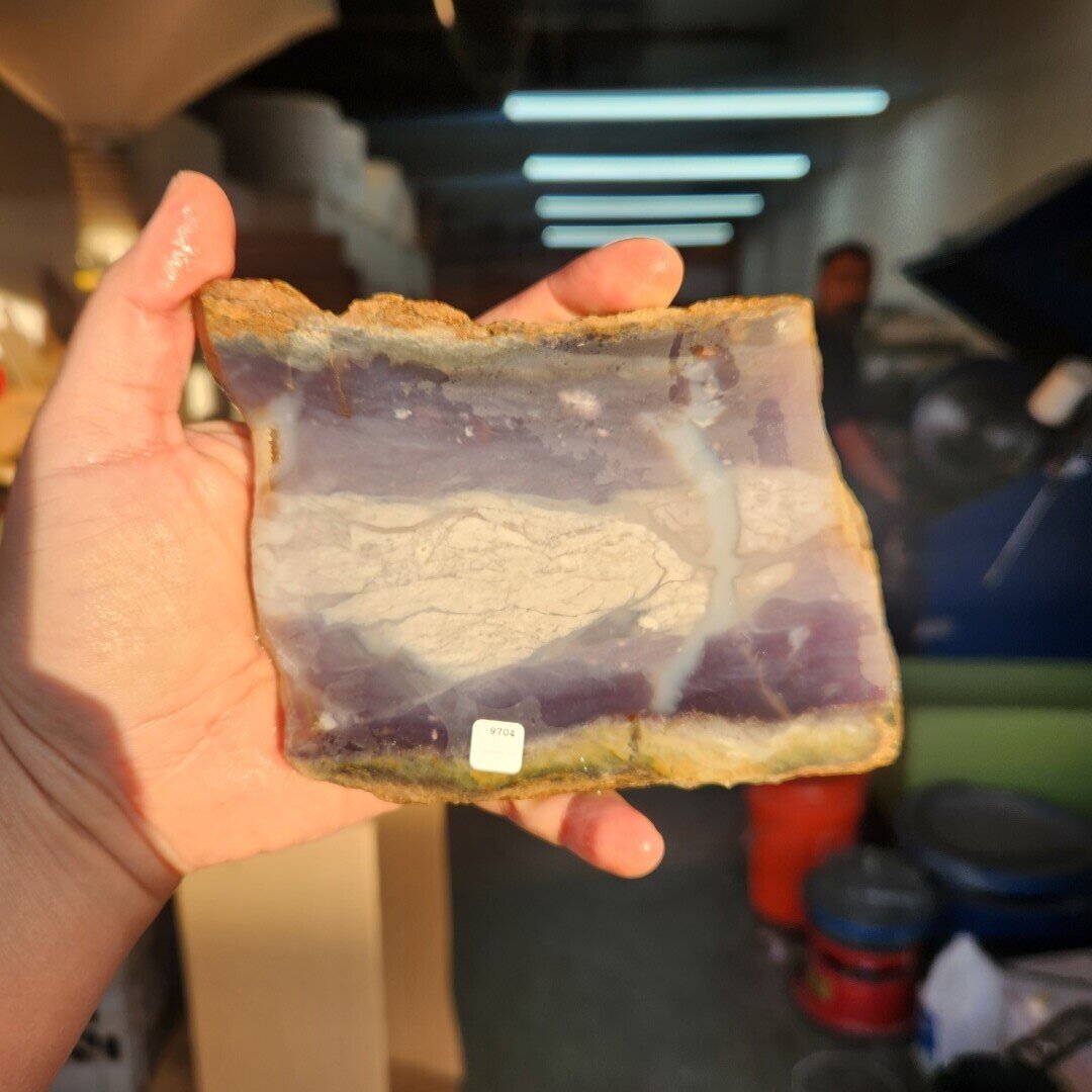 Indonesian Purple Chalcedony Slab