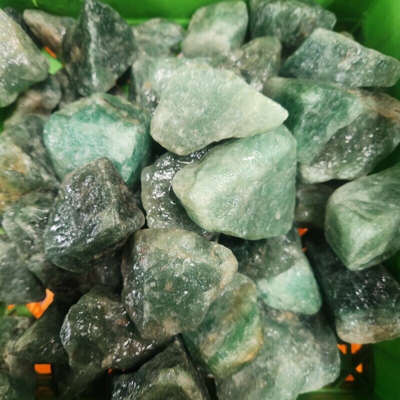 Green Quartz Tumbling Rough (per pound)