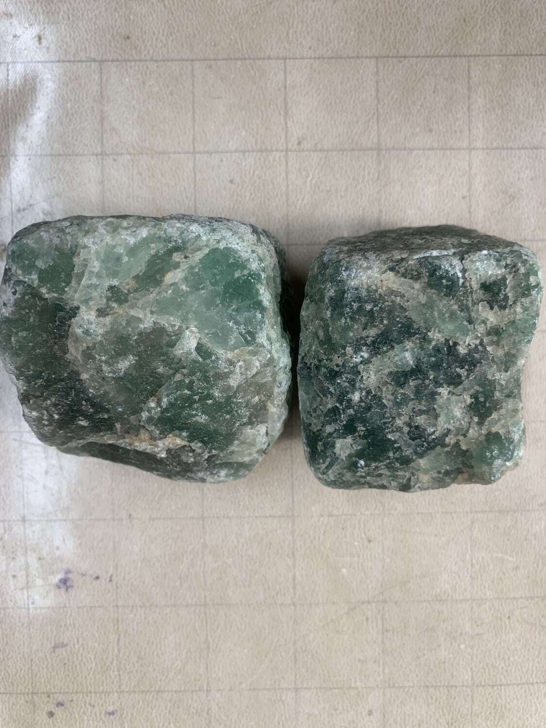 Green Quartz Rough Lot