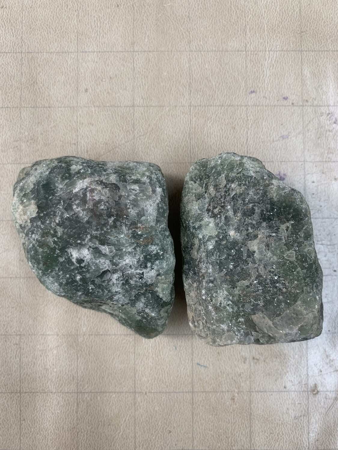 Green Quartz Rough Lot