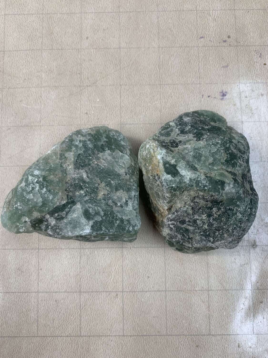 Green Quartz Rough Lot