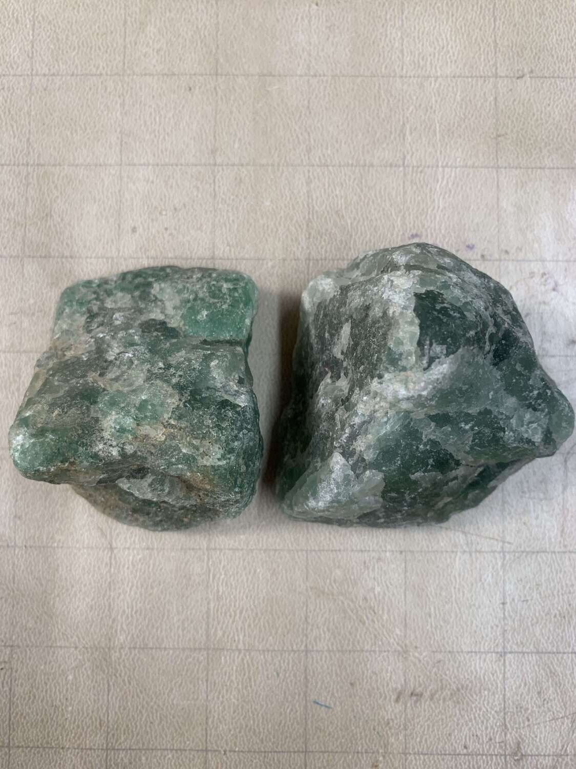 Green Quartz Rough Lot