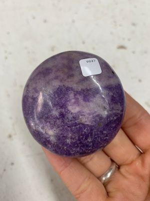 Polished Gem Lithium Mica Lepidolite Gallet