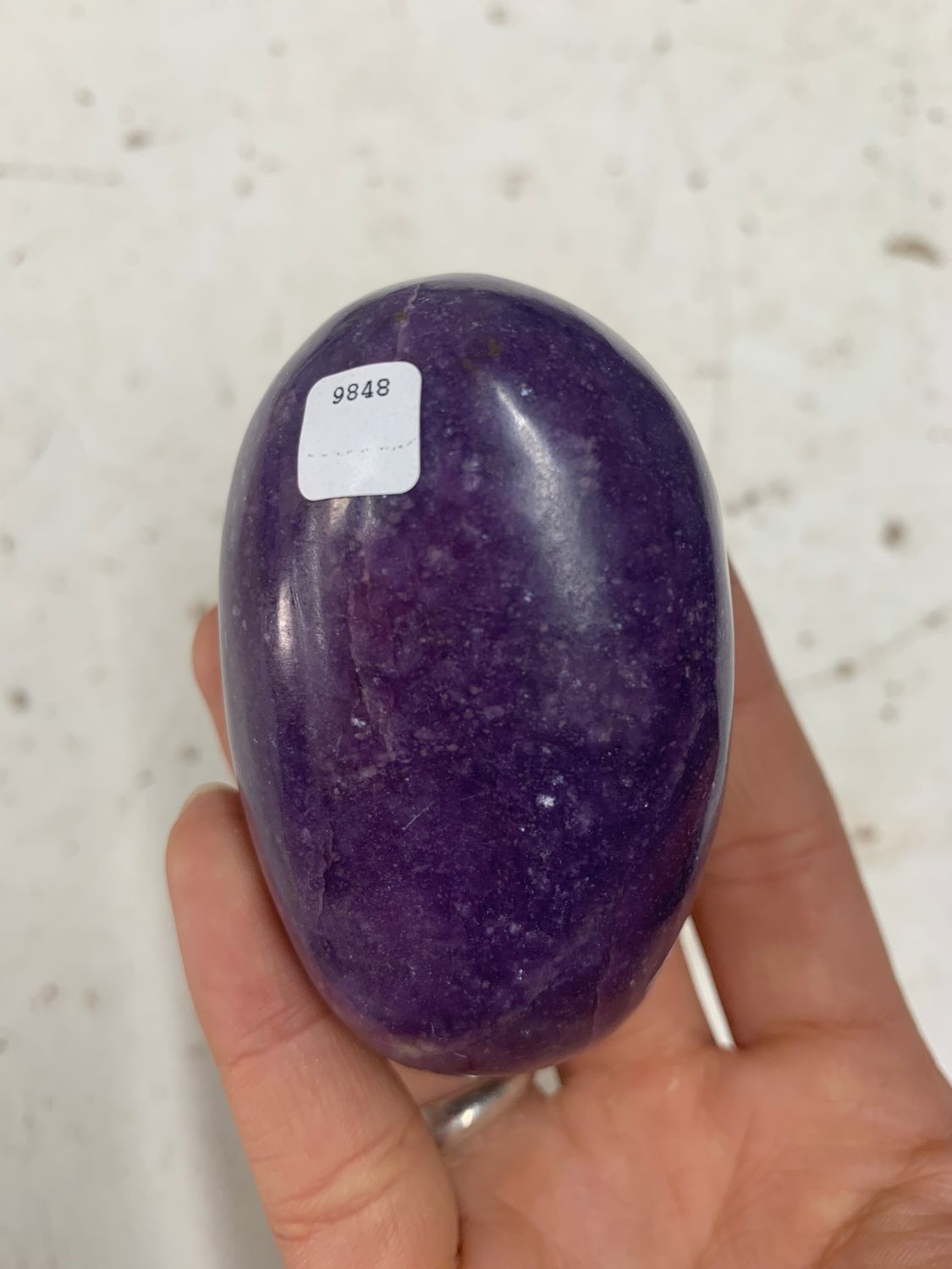 Polished Gem Lithium Mica Lepidolite Gallet
