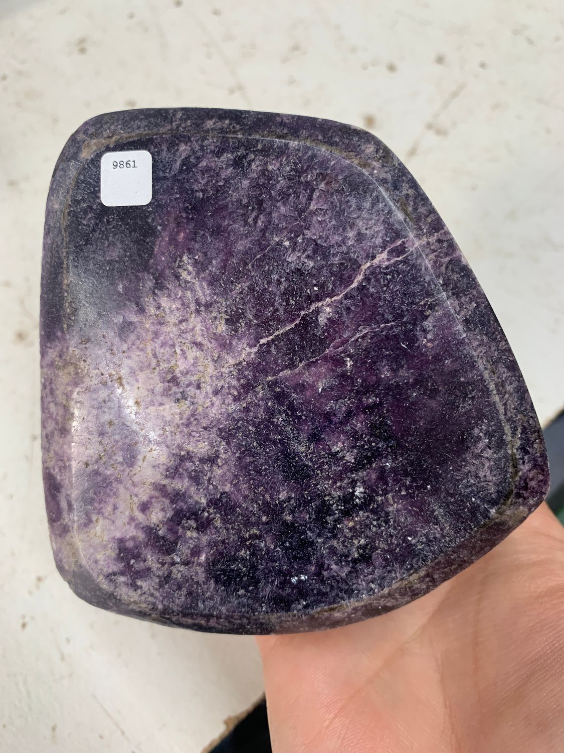 Polished Gem Lithium Mica Lepidolite Freeform