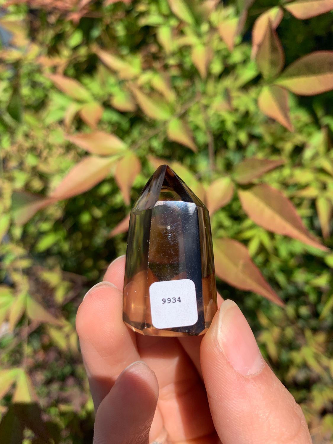 Polished Wispy Phantom Smokey Quartz