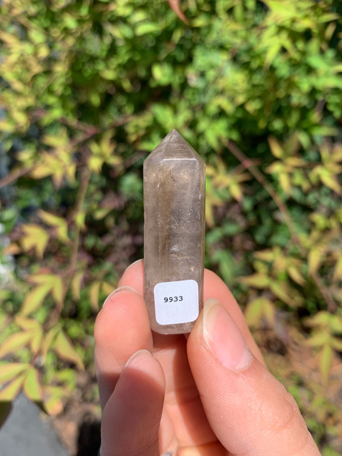 Polished Wispy Phantom Smokey Quartz
