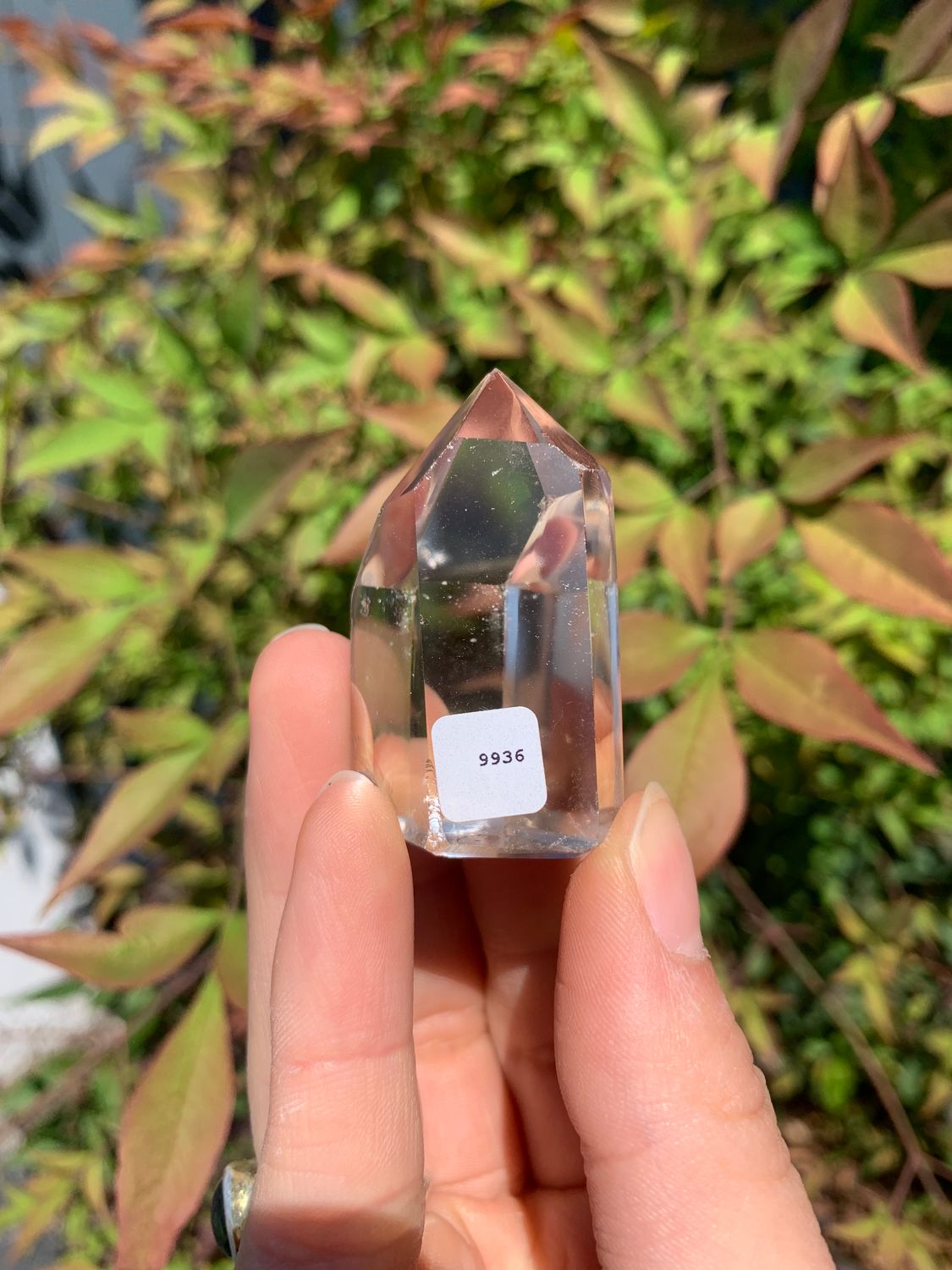 Polished Wispy Phantom Smokey Quartz