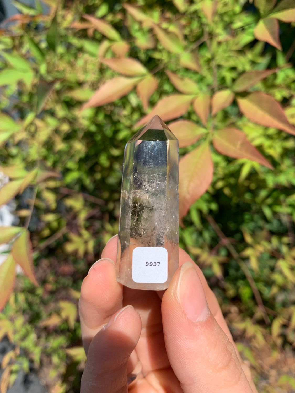 Polished Wispy Phantom Smokey Quartz