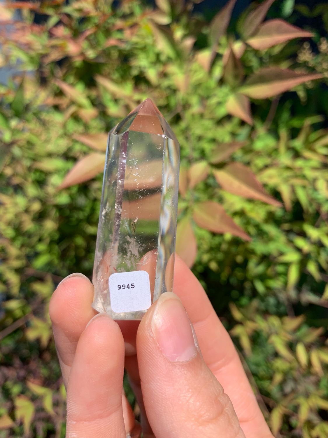 Polished Wispy Phantom Smokey Quartz