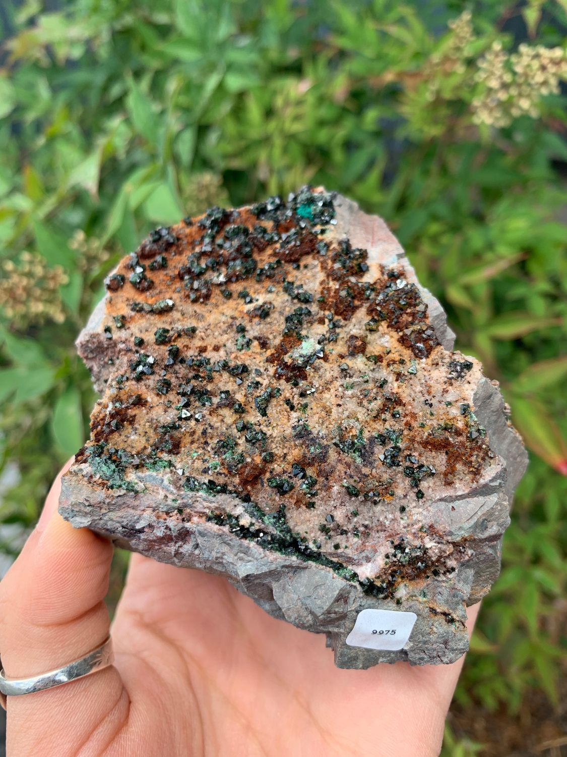 Natural Rare Libethenite Dark Green Orthorhombic Crystals