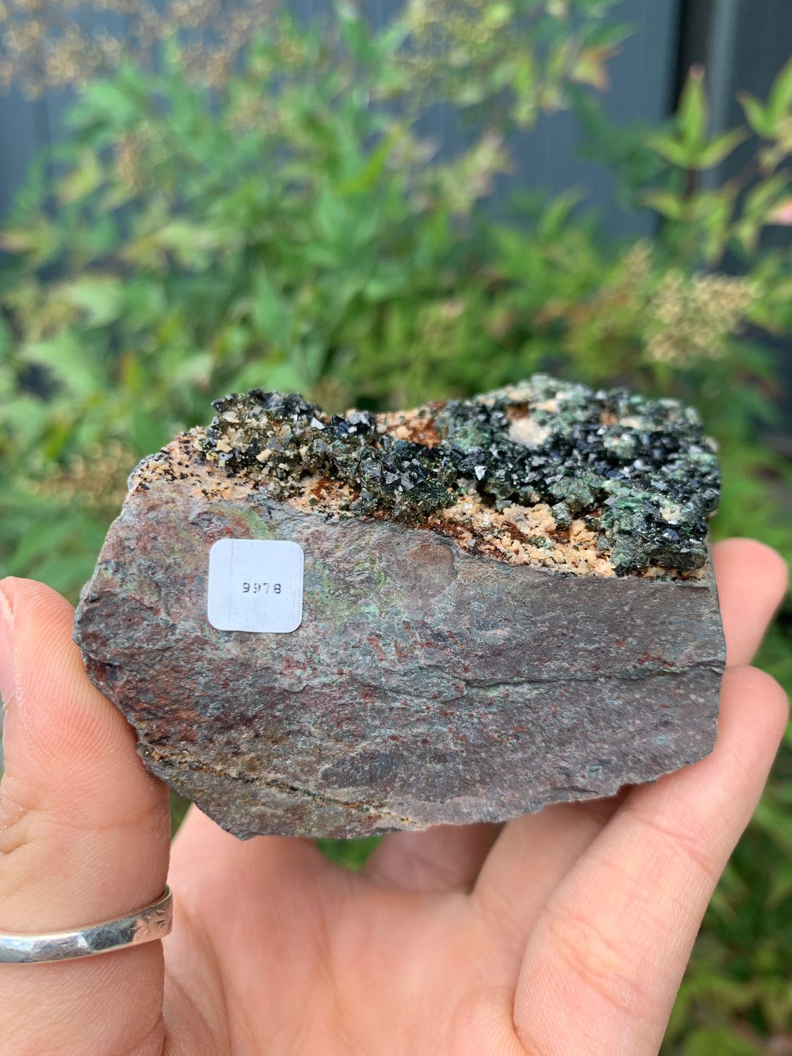 Natural Rare Libethenite Dark Green Orthorhombic Crystals