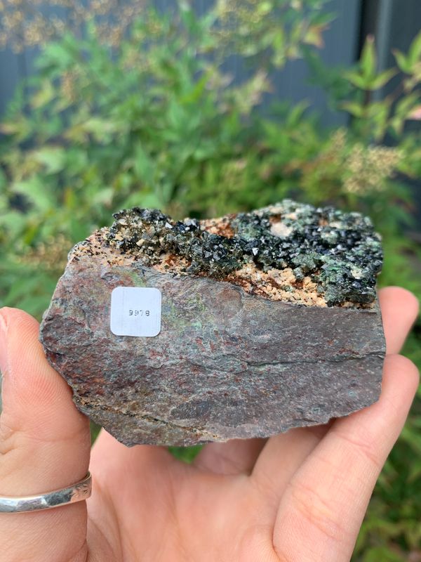 Natural Rare Libethenite Dark Green Orthorhombic Crystals