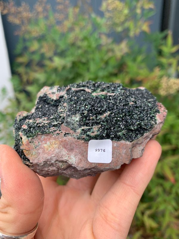 Natural Rare Libethenite Dark Green Orthorhombic Crystals