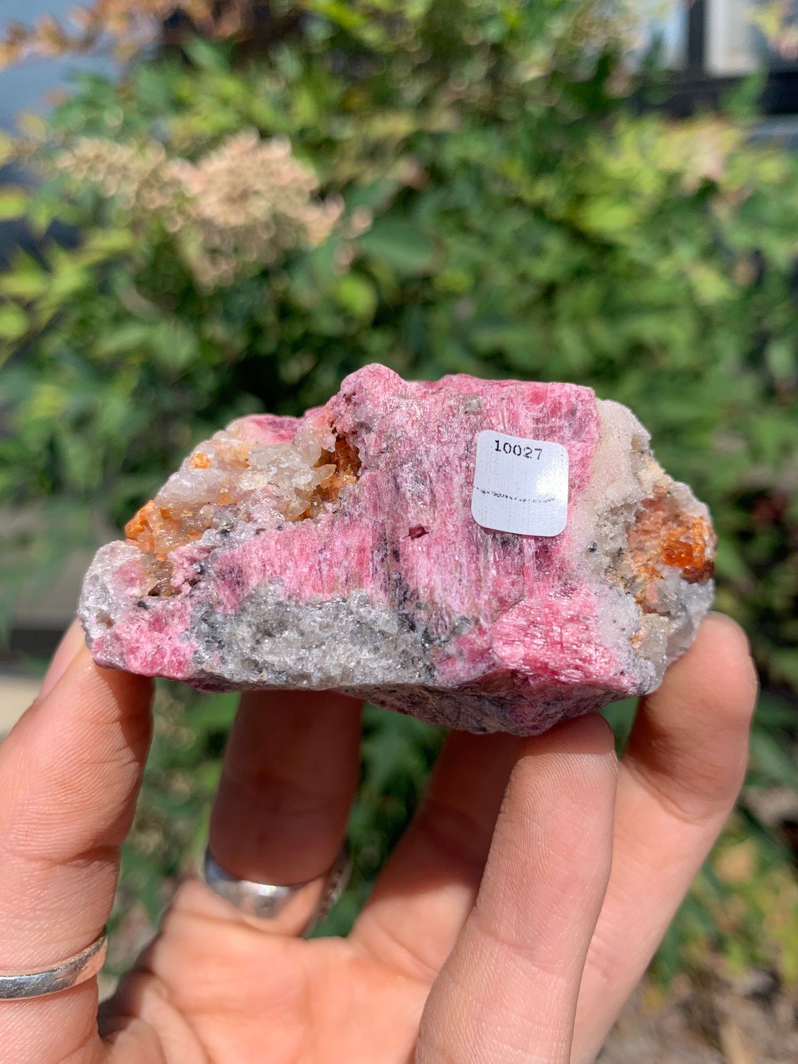 Natural Rough Red Rhodonite Cobbed Specimen