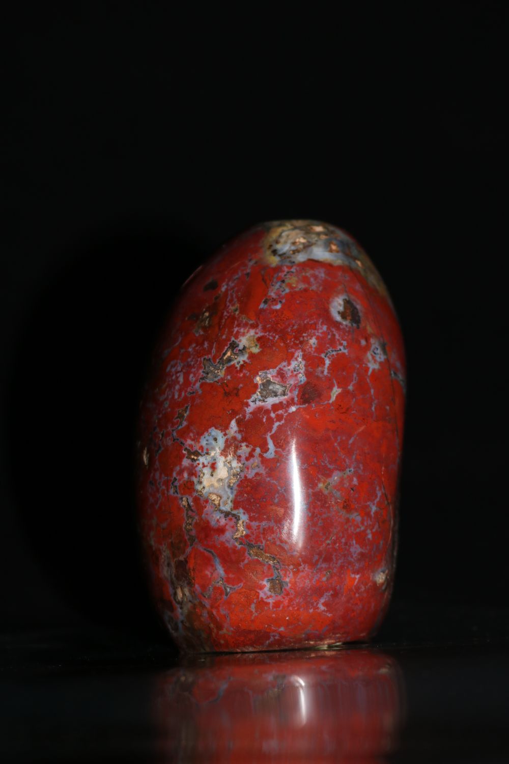 Polished Stunning Red Jasper Standing Freeform