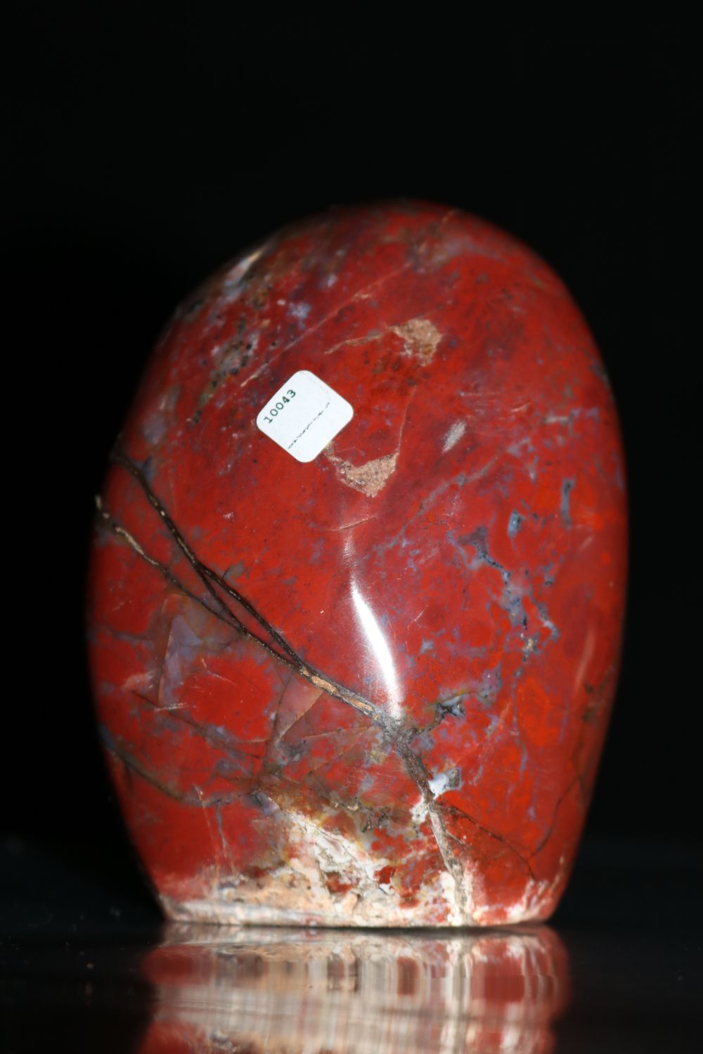 Polished Stunning Red Jasper Standing Freeform