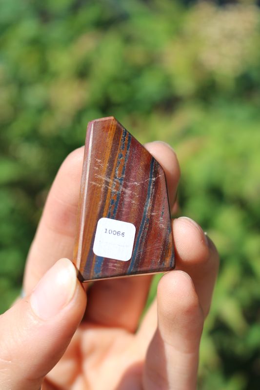 Polished Banded Tiger Iron Muggle Stone Jewerly Freeform