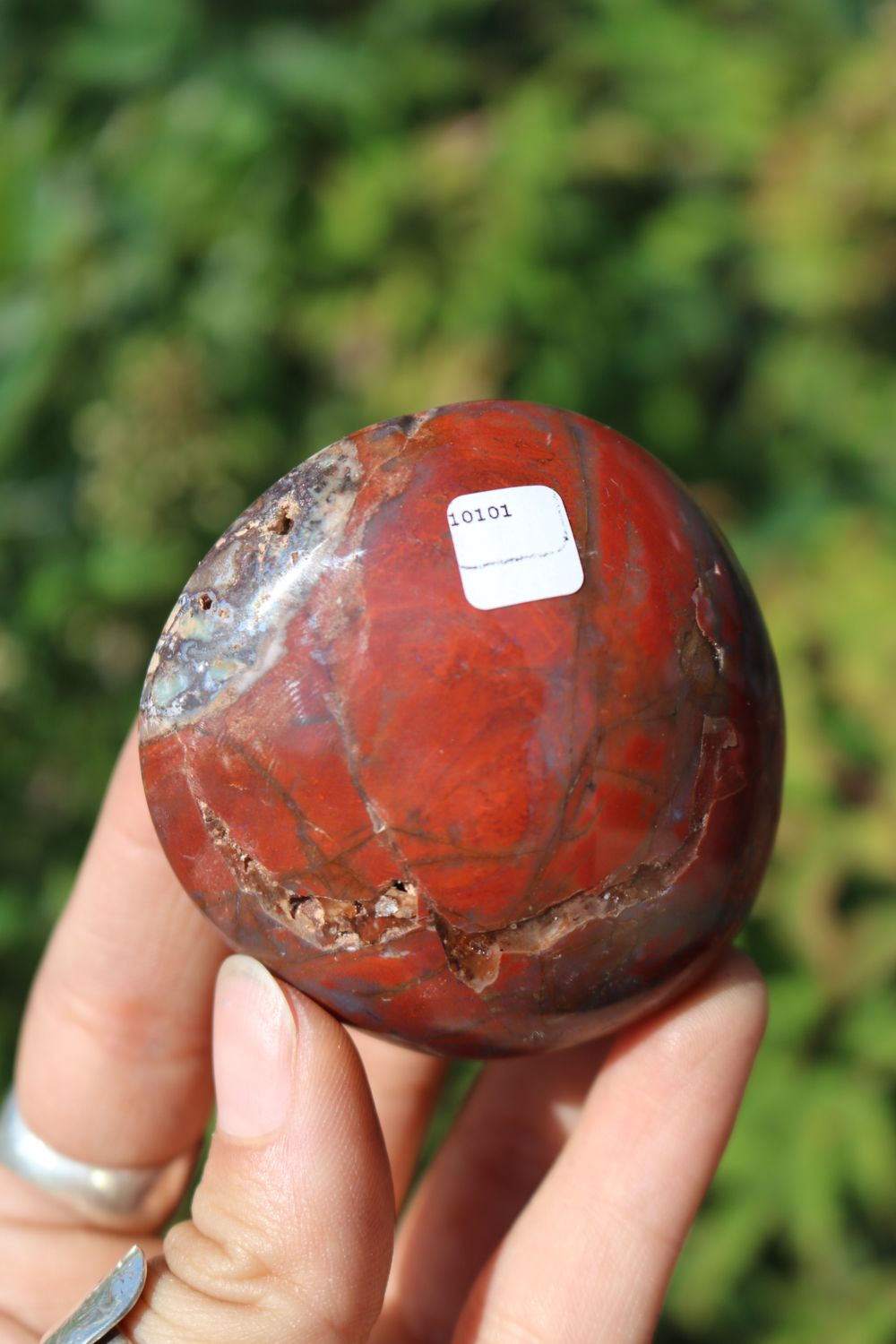Polished Red Flame Jasper Gallets
