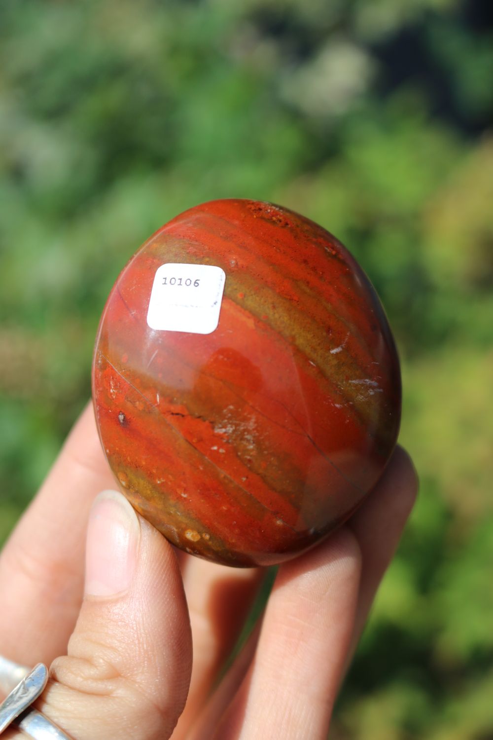 Polished Red Flame Jasper Gallets