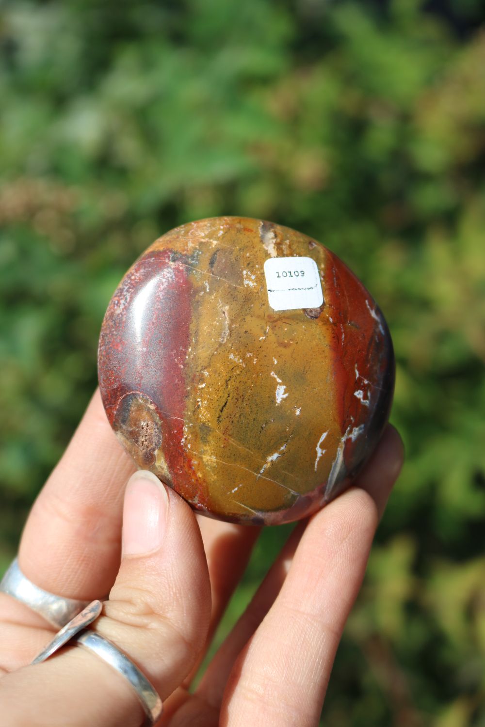 Polished Red Flame Jasper Gallets