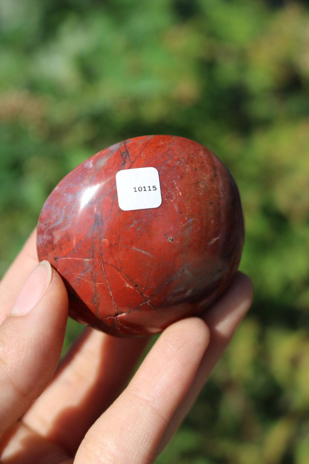 Polished Red Flame Jasper Gallets