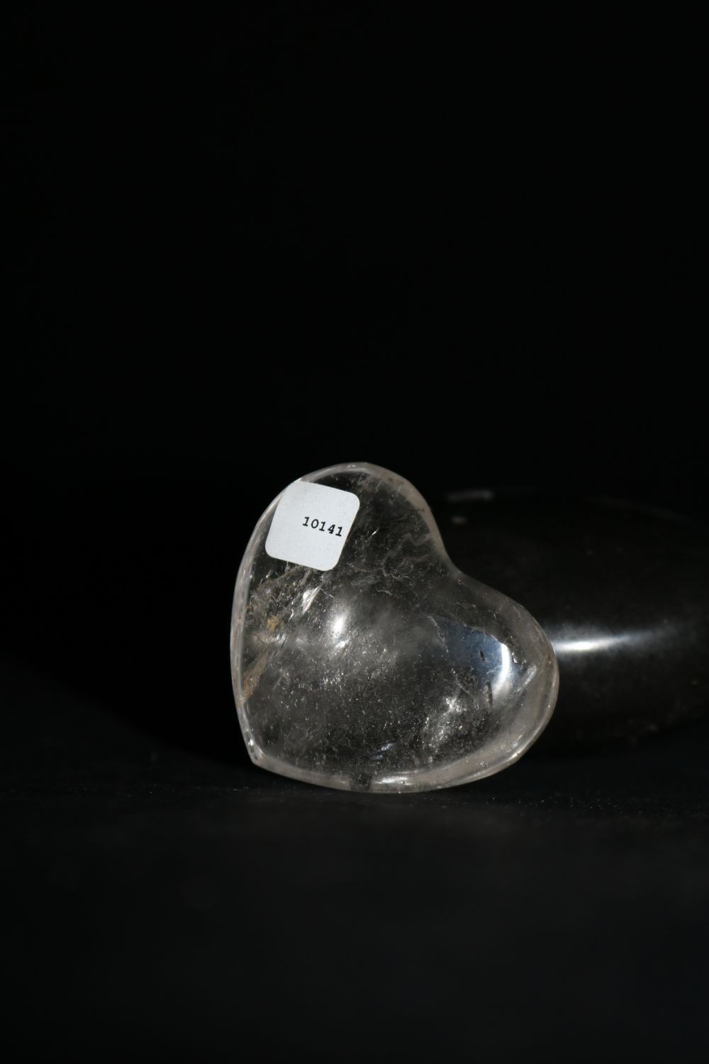 Polished Small Rock Crystal Gemstone Hearts
