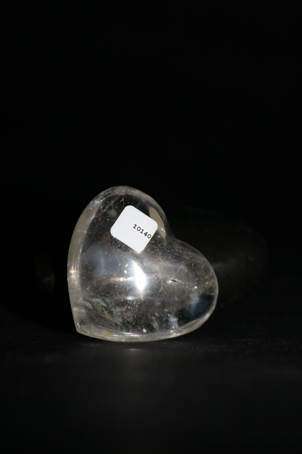 Polished Small Rock Crystal Gemstone Hearts